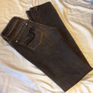 WHBM Straight Leg Black Jeans Size 00R