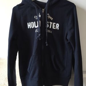 Navy Hollister Hoodie