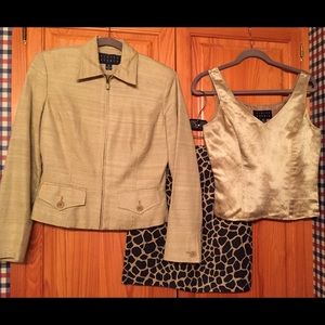 Three Piece Suit - Skirt, Top, Jacket Set