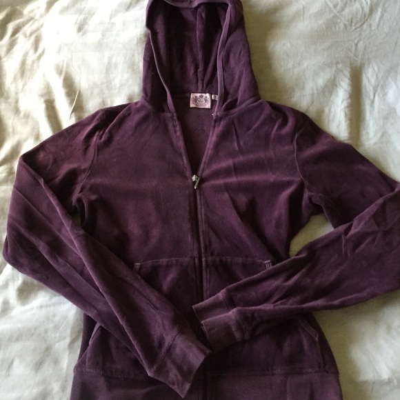 Juicy couture original terry zip up hoodie large - Picture 1 of 2