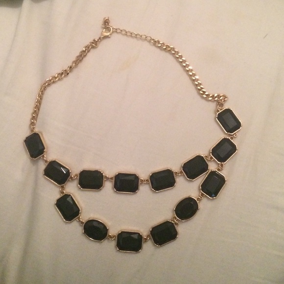 Black Gem Necklace - Picture 1 of 1