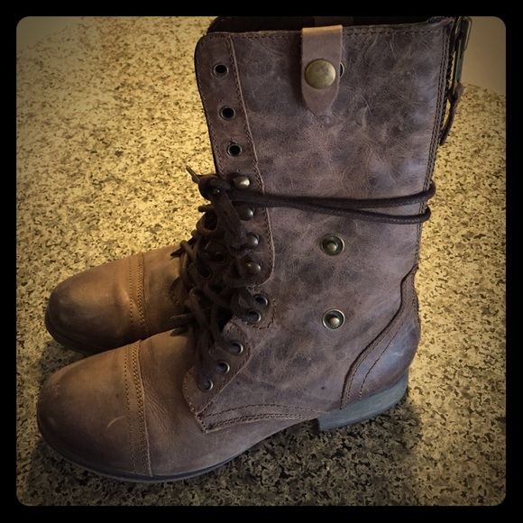 Steve Madden combat boots! Never worn!