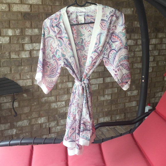 Silk robe