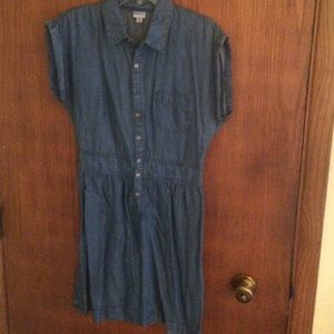 Denim mini dress - cute - comfy