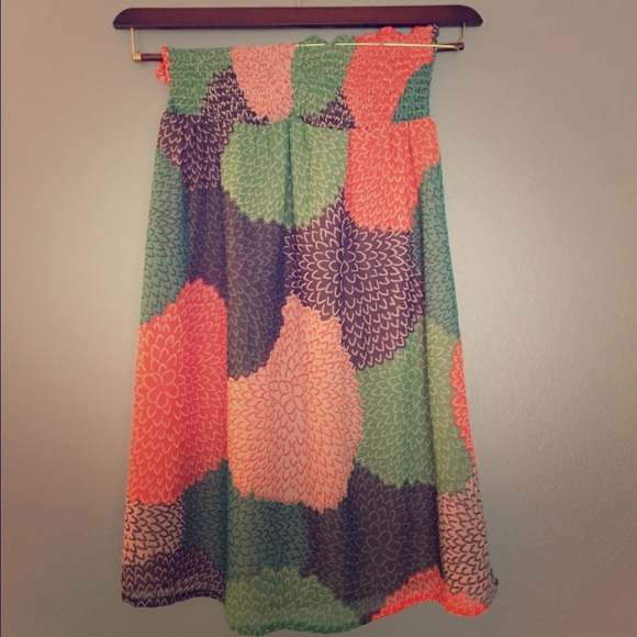 Tube top summer dress