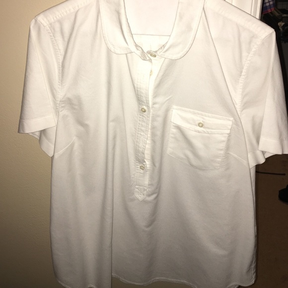 Jcrew pop over in white