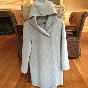 Vince Wool Hooded Coat