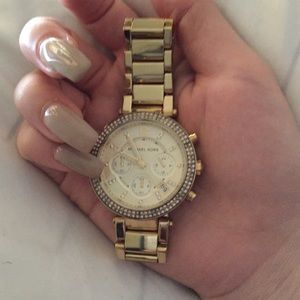 Gold Michael Kors watch