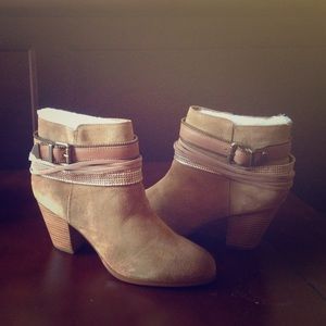 Aldo Suede Distressed booties
