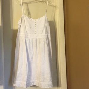 American Eagle White Cotton Sundress
