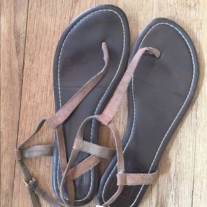 Brown sandals