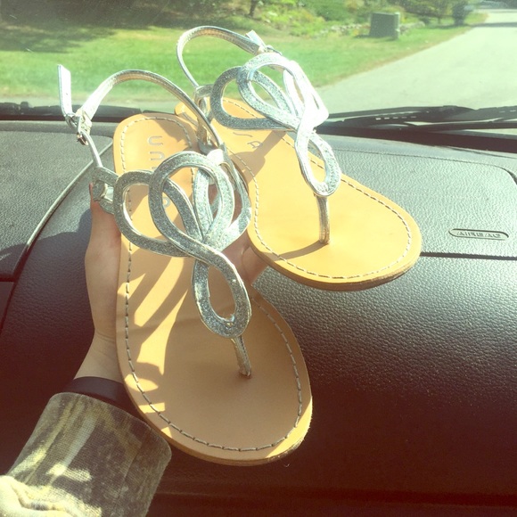 Sandals! Worn once for a wedding!
