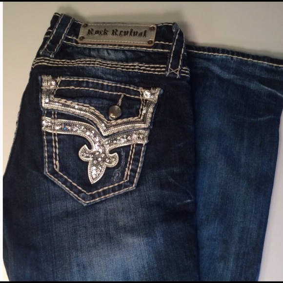ROCK REVIVAL KAI BOOT JEANS