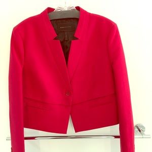 🎈🎉SALE🎈🎉 BCBG Max Azria red cropped blazer