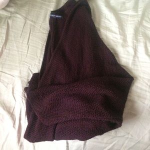Brandy Melville burgundy cardigan