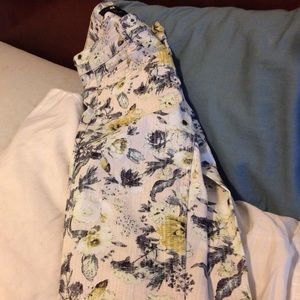 Floral pattern jeggings