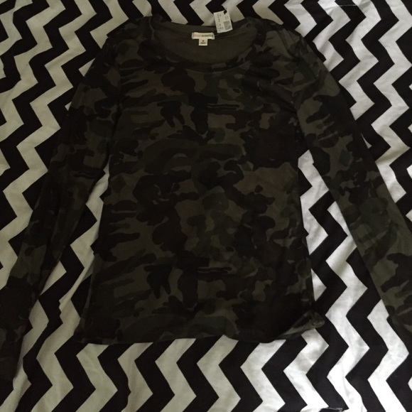 Camouflage long sleeve.