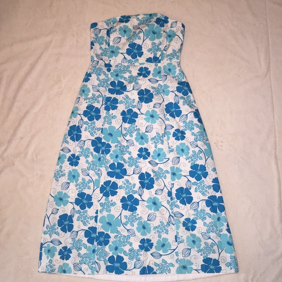 SOLD! 🎉HP🎉Lilly Pulitzer Sabrina Strapless Dress - Picture 2 of 3