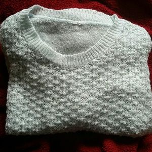 Mint Green loose knit sweater