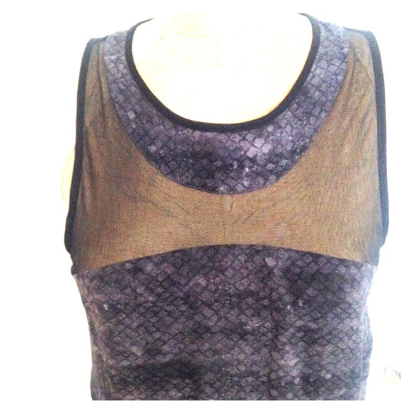Authentic All Saints silk snake print dress