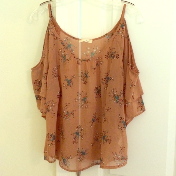 Semi-Sheer Floral Top