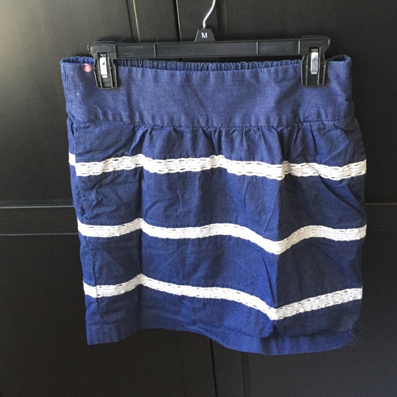 Navy blue skirt