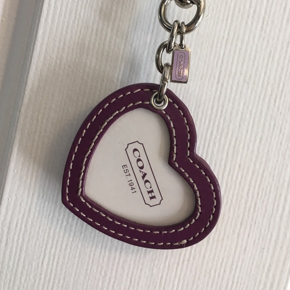 Coach Accessories - Authentic Coach Heart Key Chain