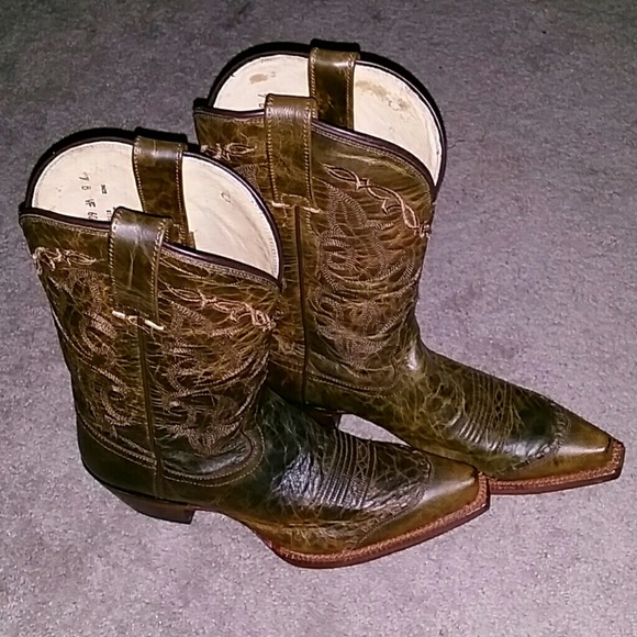 Authentic cowboy boots