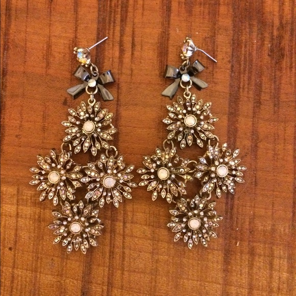 Betsy Johnson dazzling earrings