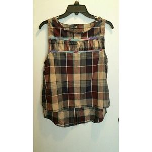 Urban Renewal Plaid Top