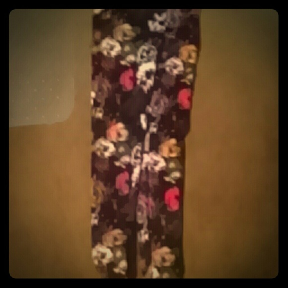 flower pattern leggings