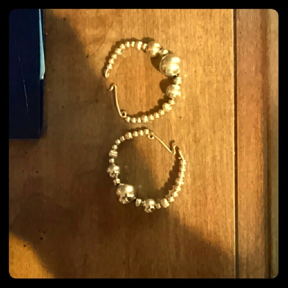 Gold earrings
