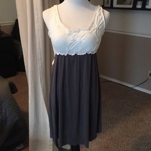 NWT White and Grey Boutique dress