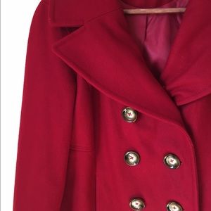 Michael Kors Red Peacoat