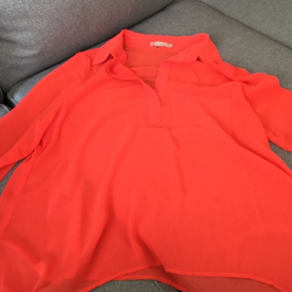 Long sleeve sheer blouse - Picture 1 of 1