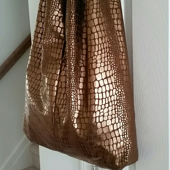 Brown large cloth hobo bag/purse - Picture 2 of 4