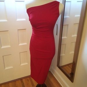 NWT small red Stop Staring Ava dress vintage style