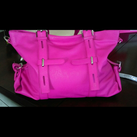Hot pink tote