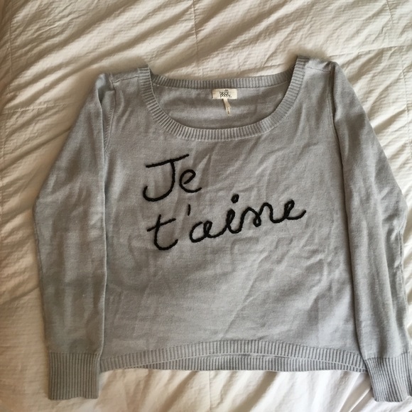 Sweaters - Je T' aime Sweater Large