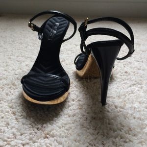 Zara strappy stiletto sandal/heel