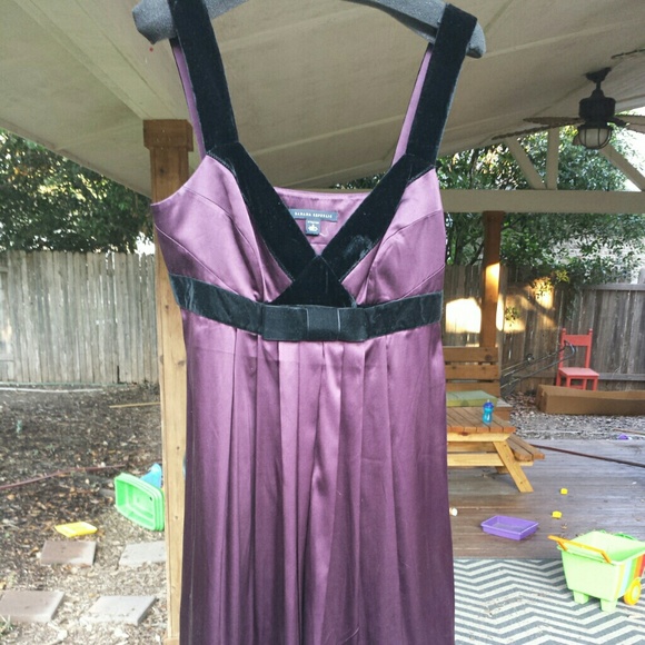 Banana Republic Silk and Velvet Dress