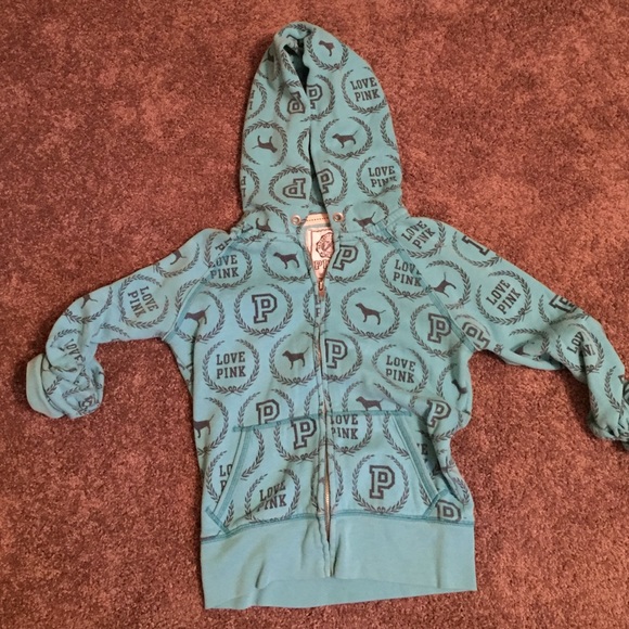 PINK Full-zip Hoodie - Picture 1 of 2