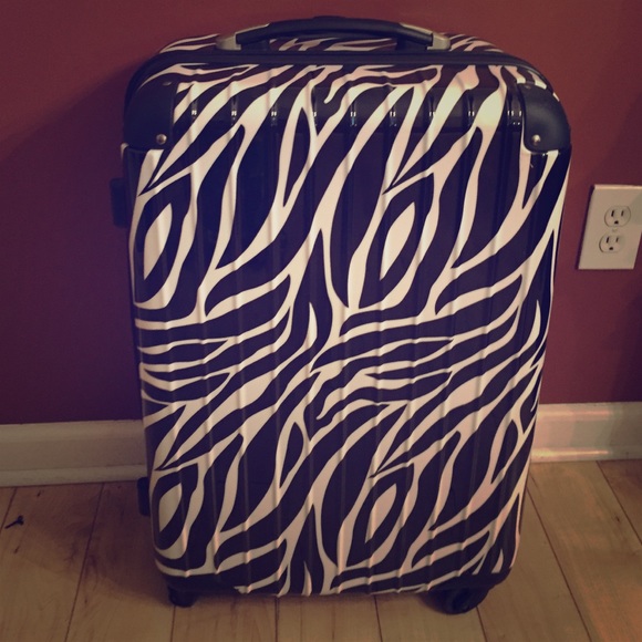 Medium Size Zebra Suitcase