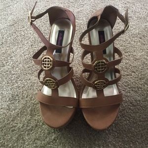 Tan wedges