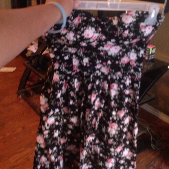 Strapless dress