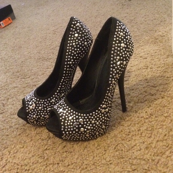 Sparkly heels