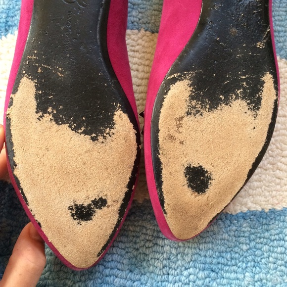 Rock & Republic Shoes - Rock & Republic Magenta Suede Flats Rock & Republic Shoes - Rock & Republic Magenta Suede Flats