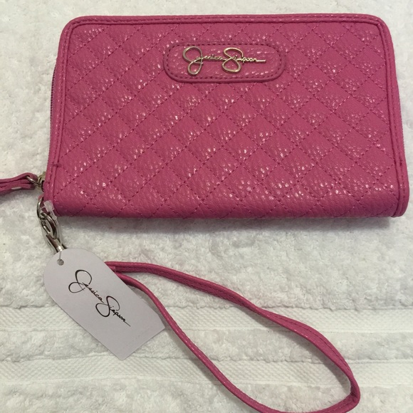 Jessica Simpson Katie orchid ziparound wristlet