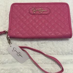 Jessica Simpson Katie orchid ziparound wristlet