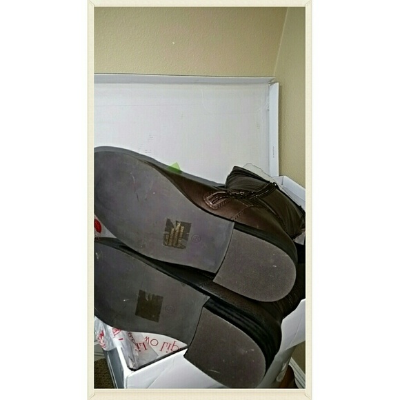 NEW Leather Biker Style Riding Boots.SET PRICE - Picture 4 of 4